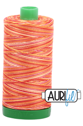Aurifil Mako 40wt 2-ply Cotton 1000 m 1094 yd. spool - 4657 Tramonto A Zoagli
